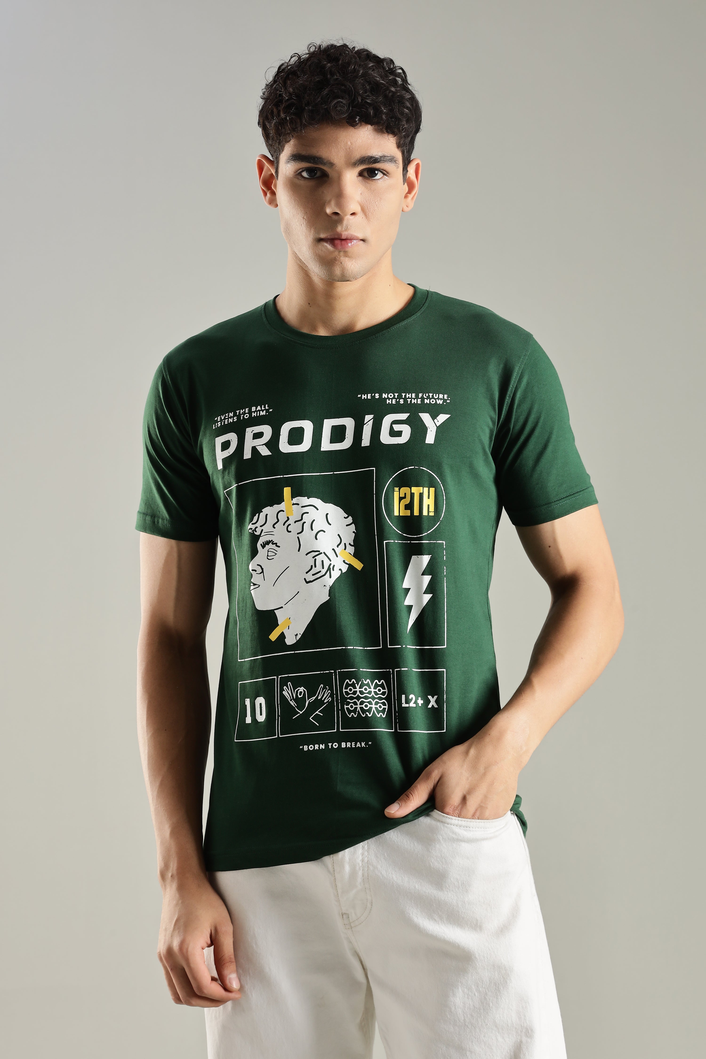 PRODIGY | Lamine Yamal | Unisex Regular Fit Graphic T-Shirt | 180 GSM Biowashed Cotton
