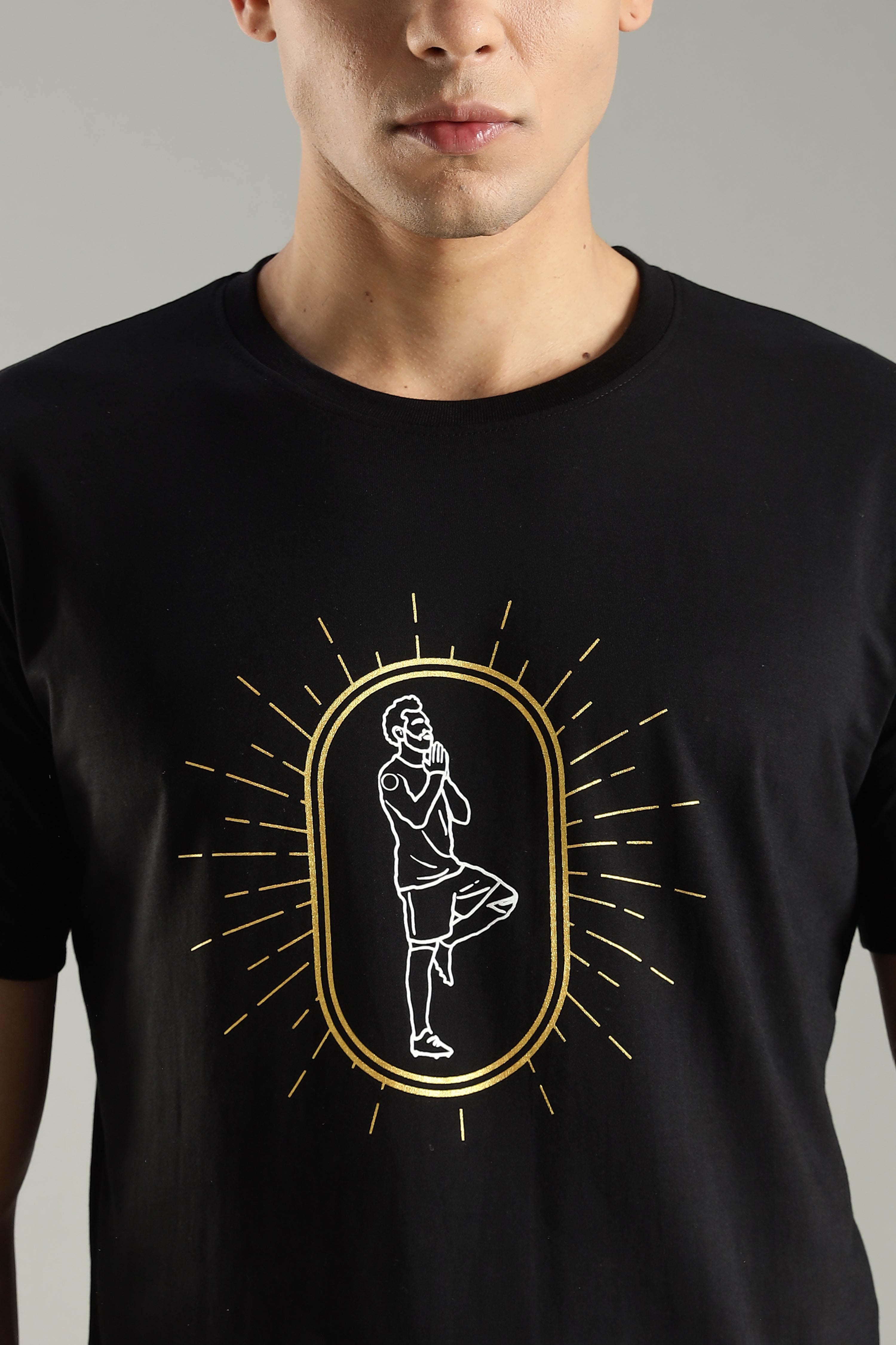 PHARAOH | Mo Salah | Unisex Regular Fit Graphic T-Shirt | 180 GSM Biowashed Cotton