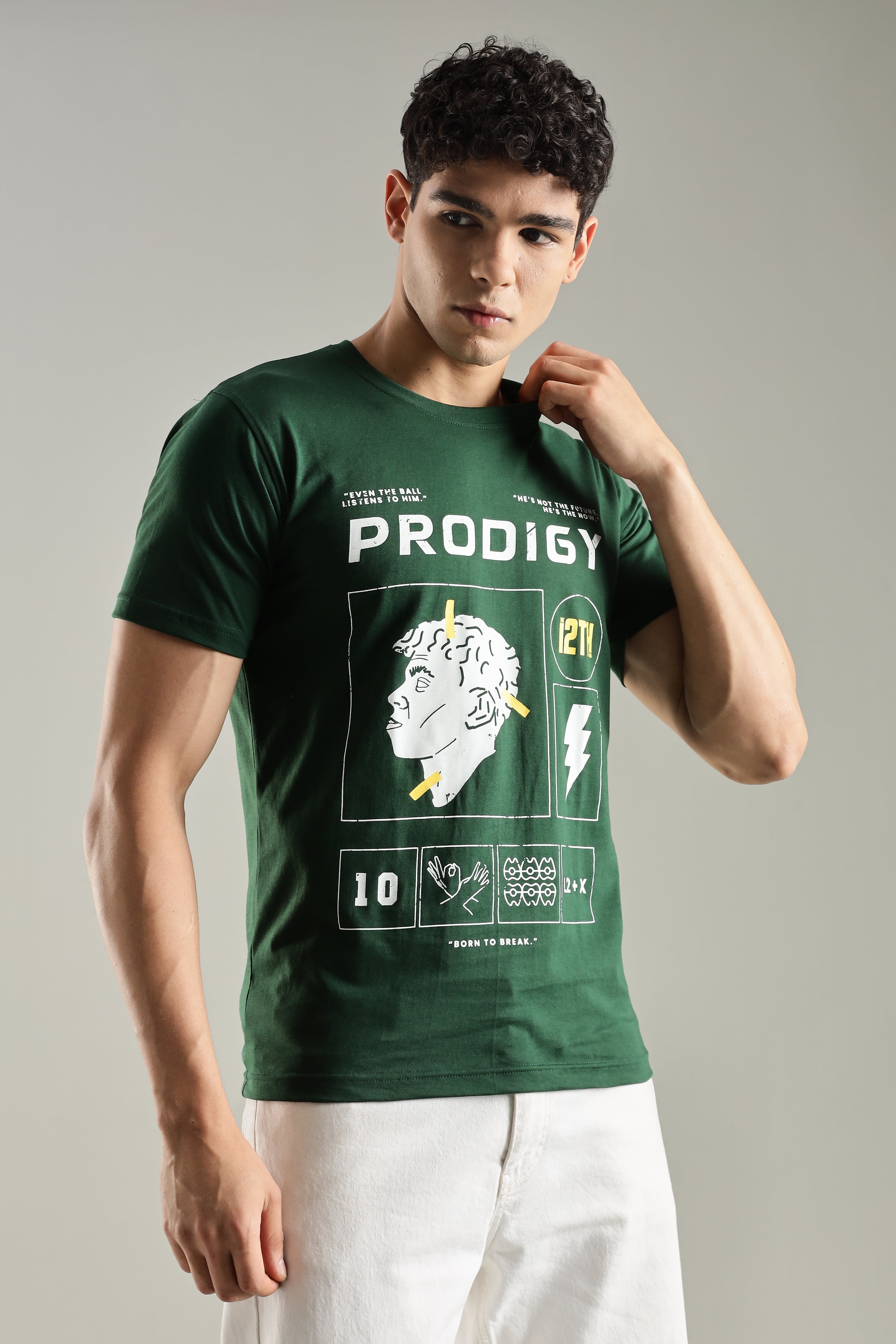 PRODIGY | Lamine Yamal | Unisex Regular Fit Graphic T-Shirt | 180 GSM Biowashed Cotton
