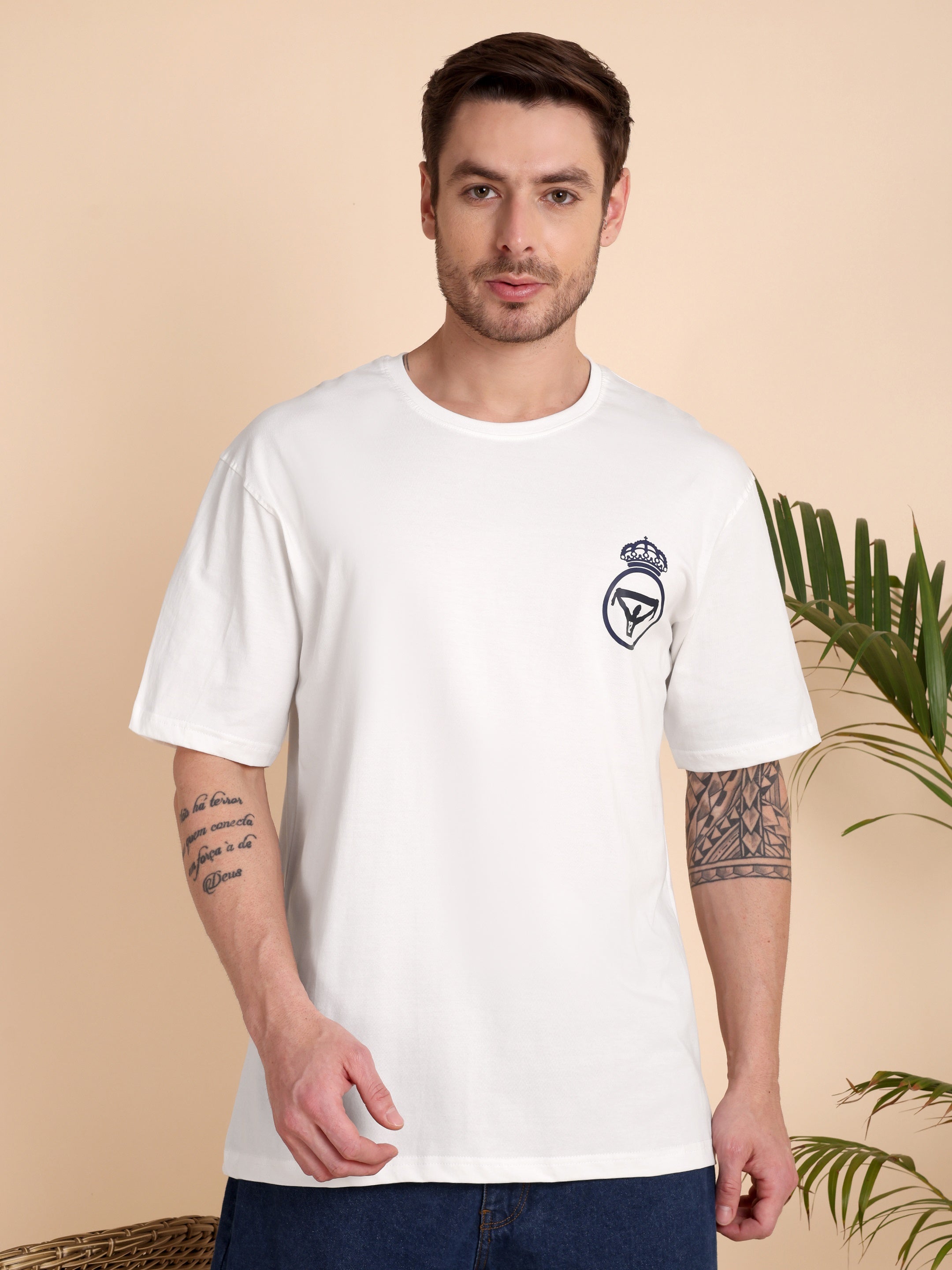 THE ETERNAL GLORY | Real Madrid | Unisex Oversized Graphic T-Shirt | Drop Shoulder | 180 GSM Biowashed Cotton