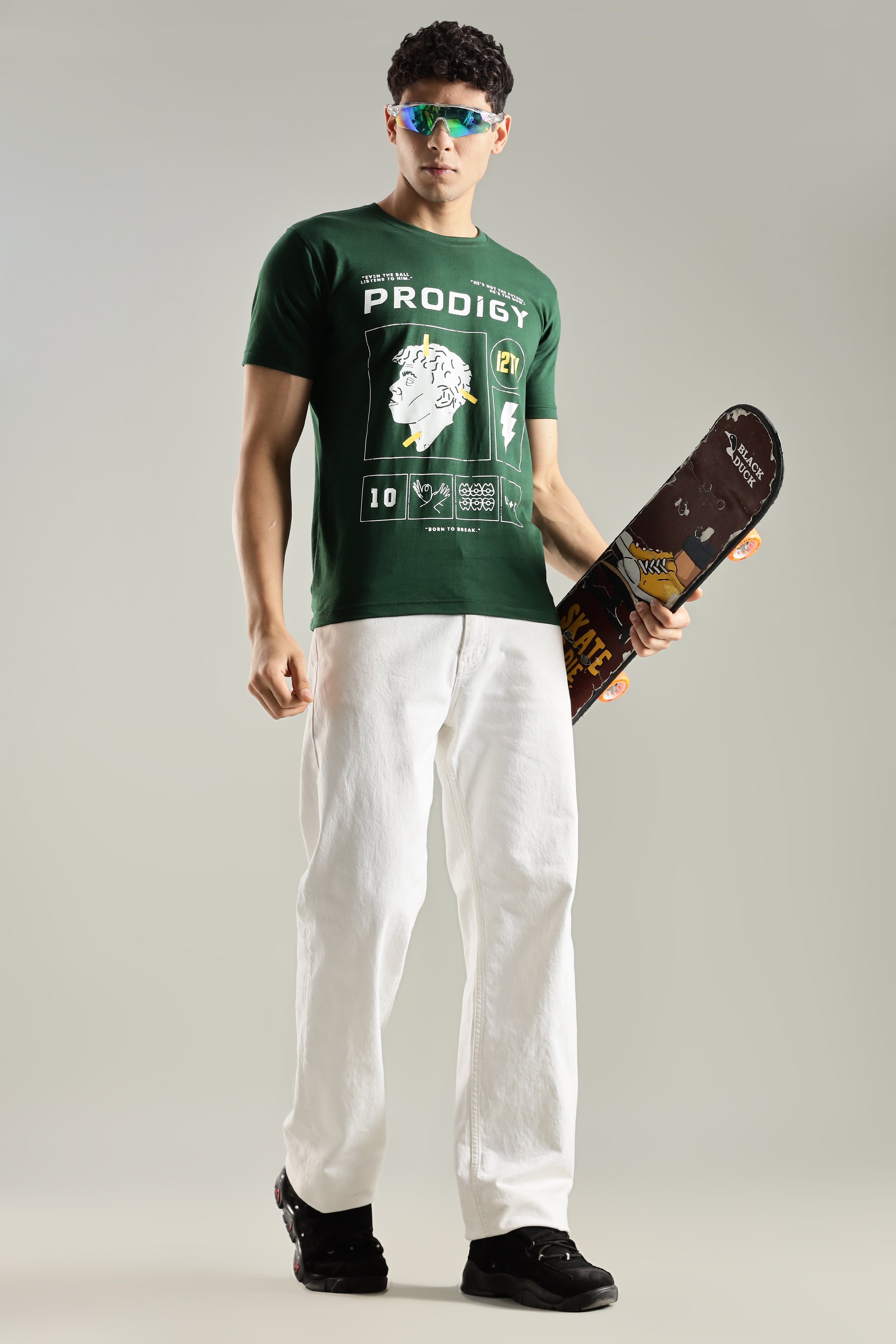 PRODIGY | Lamine Yamal | Unisex Regular Fit Graphic T-Shirt | 180 GSM Biowashed Cotton