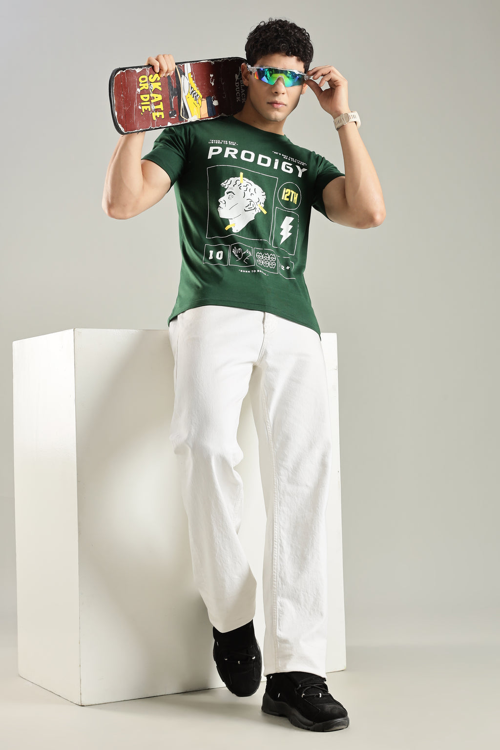 PRODIGY | Lamine Yamal | Unisex Regular Fit Graphic T-Shirt | 180 GSM Biowashed Cotton