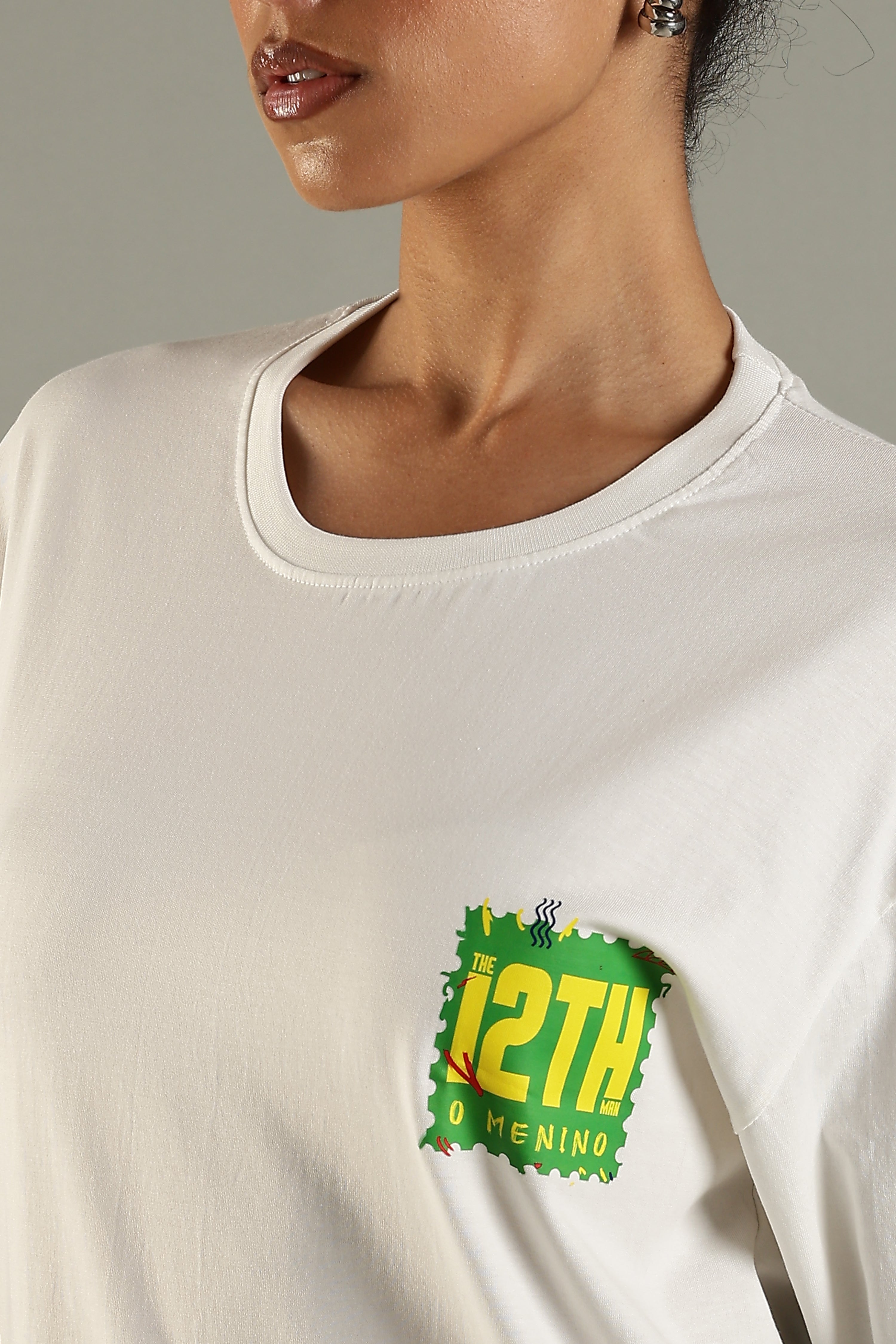 O MENINO | Neymar | Unisex Oversized Graphic T-Shirt | Drop-Shoulder | 180 GSM Biowashed Cotton